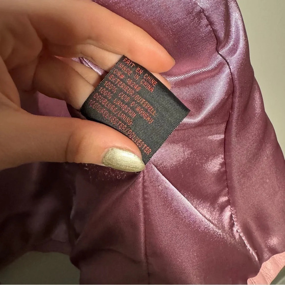 Oscar leopold genuine lambskin leather pastel  pink jacket M - Picture 12 of 12